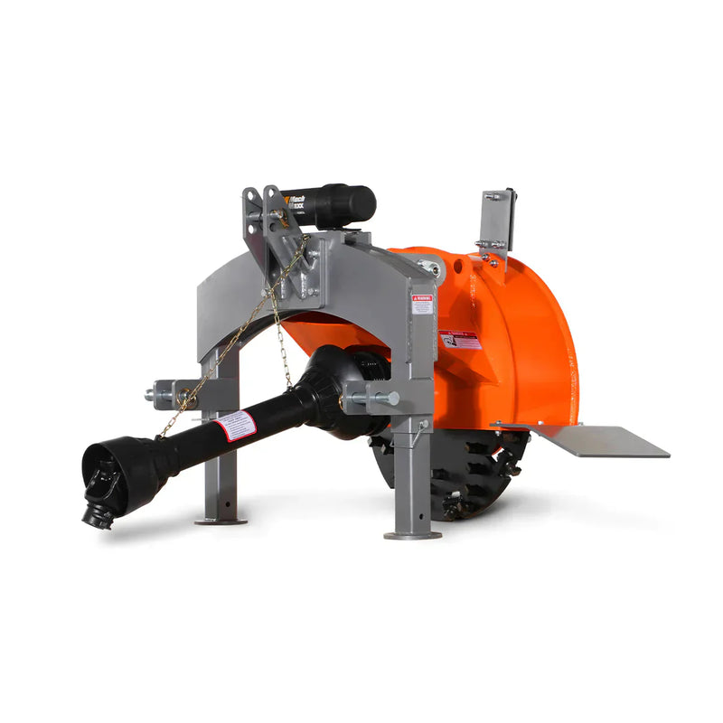 3-Point Hitch PTO Stump Grinder with 34 Carbide Teeth & Slip Clutch for 15-45hp Tractor; Model SG24