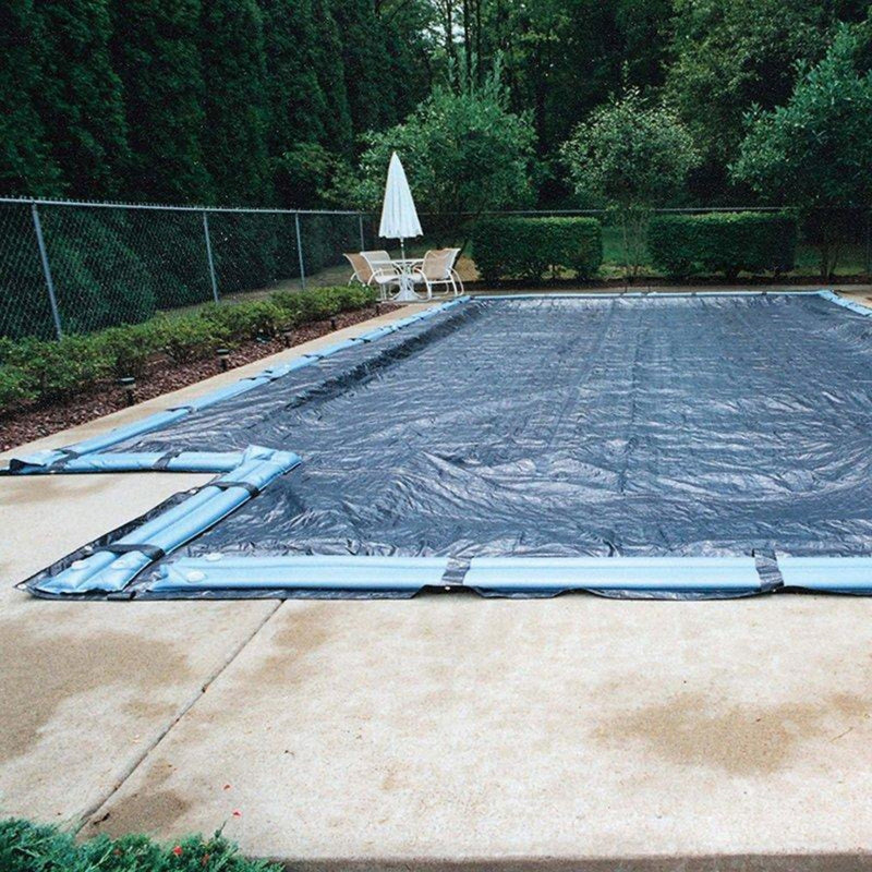 GLI 20 x 44-Feet Rectangle Estate Solid Plus Winter In Ground Swimming Pool Cover | 45-2044RE-ESP-5-BX