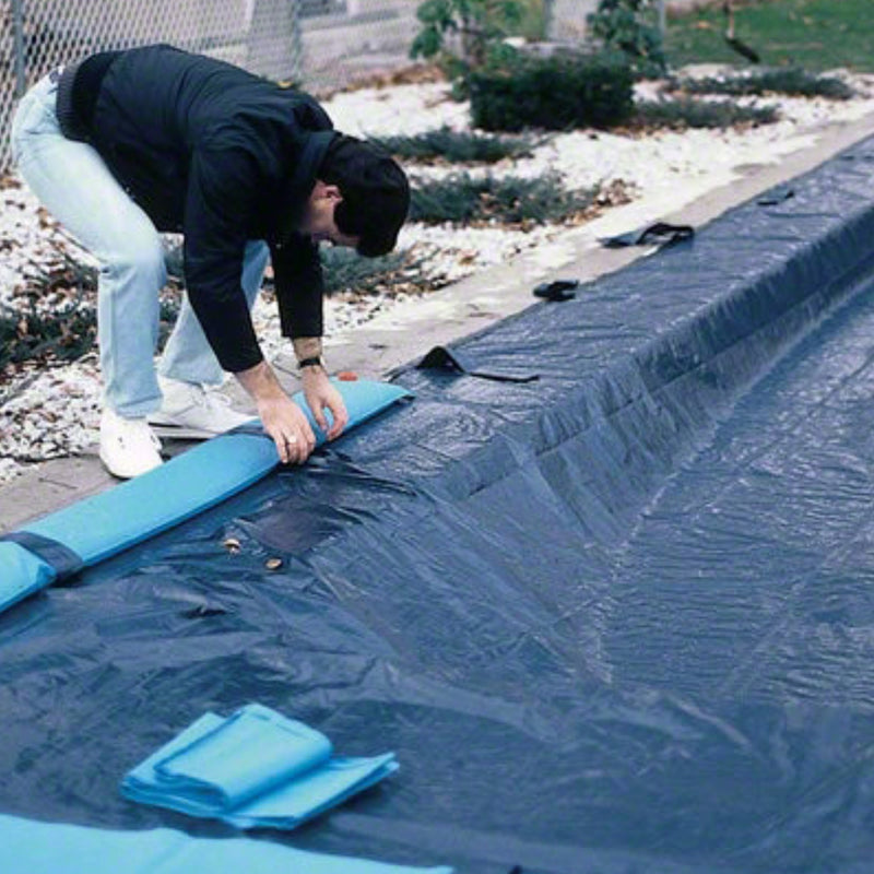 GLI 28-Foot Round Estate Solid Winter Above Ground Swimming Pool Cover | 45-0028RD-ESP-3-BX