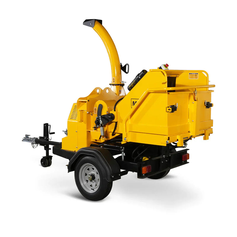 25hp 740cc Twin Cylinder Gas Engine with 6” Hydraulic Feeding Commercial-Grade Wood Chipper-Model DCH6