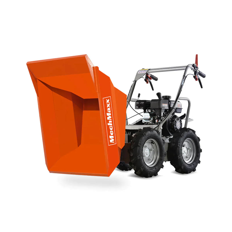 660lbs Capacity 7HP Gas Powered Wheelbarrow  Cart T30 3F+1R Gearbox