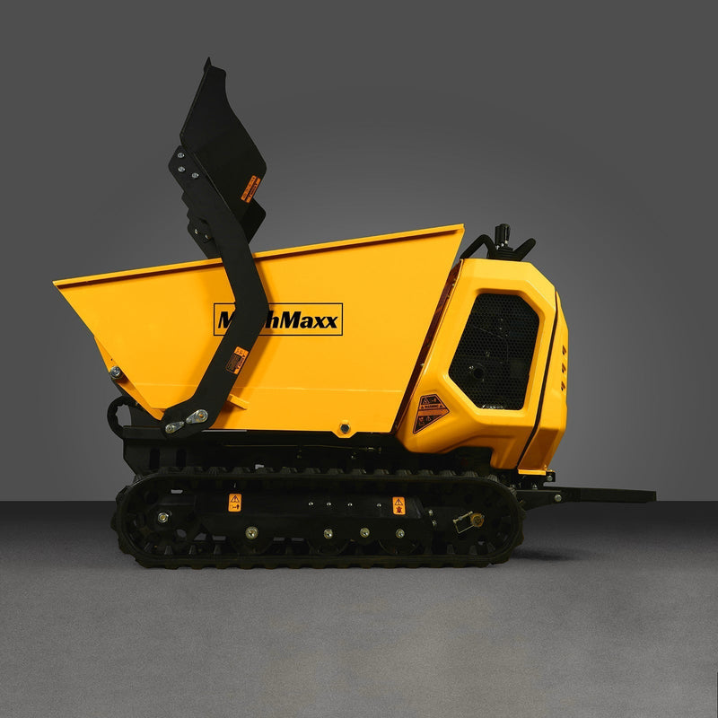 1800lb 420cc  E-start Gas Engine Stand-ON Hydraulic Track Dumper with Self-Loading; Model T80